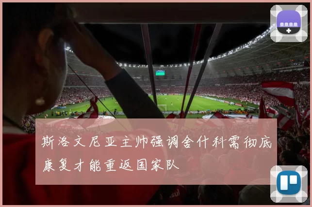 斯洛文尼亚主帅强调舍什科需彻底康复才能重返国家队
